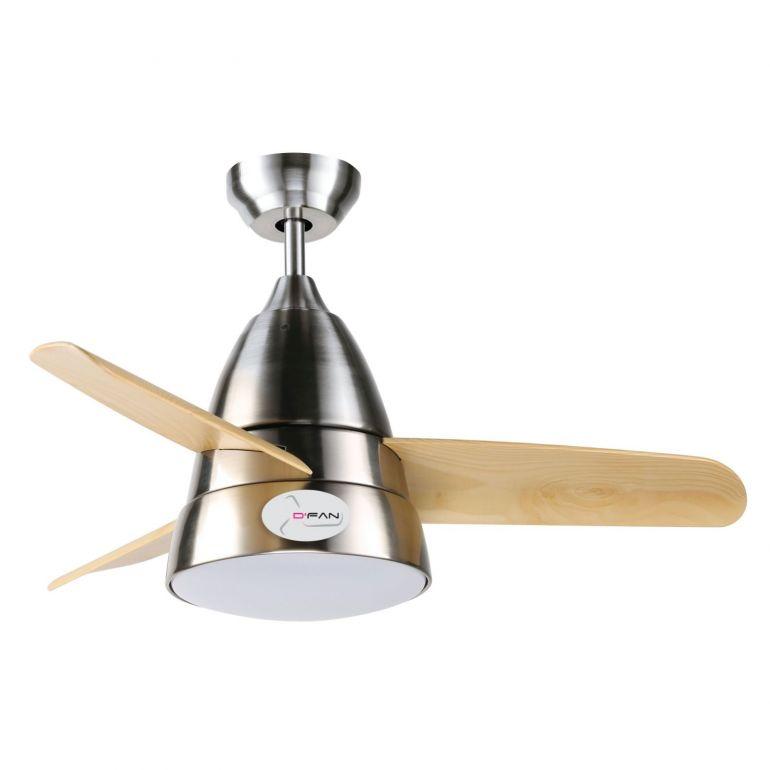 D'Fan 5013SW 36 Inch Indoor/Outdoor Ceiling Fan with Remote Control - Perfect for Bedroom, Living Room, Patio and Covered Porch