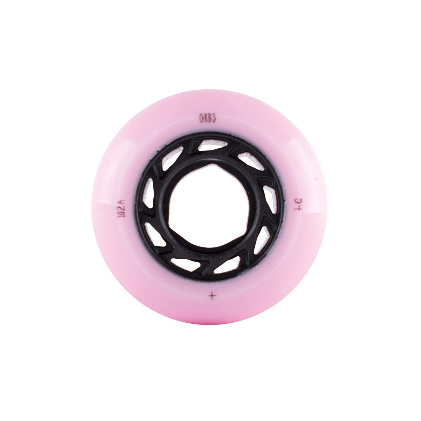 WELCOME Skateboard Wheels Orbs Ghost Lites 54mm - Pink & Black Wheels for Street & Park Skateboarding | Smooth Ride & Durable Performance