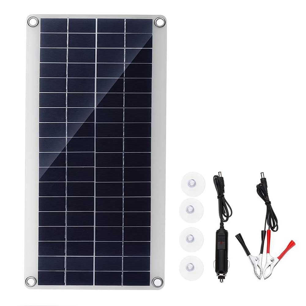 2 Pack High Efficiency Polycrystalline Solar Panels with Dual USB Ports - Portable Solar Charger for Camping, Hiking & Outdoor Adventures | DIY Power Bank Charging Solution
