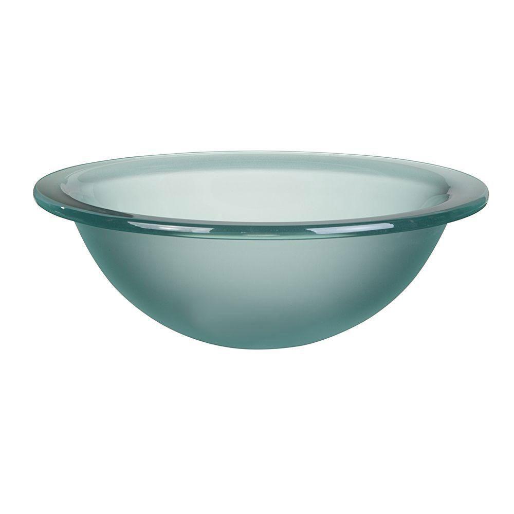 Decolav Translucence Drop-In or Undercounter Bathroom Sink - Frosted White Porcelain 542884 | Modern Vanity Sink for Bathroom Remodel & Powder Room Upgrade