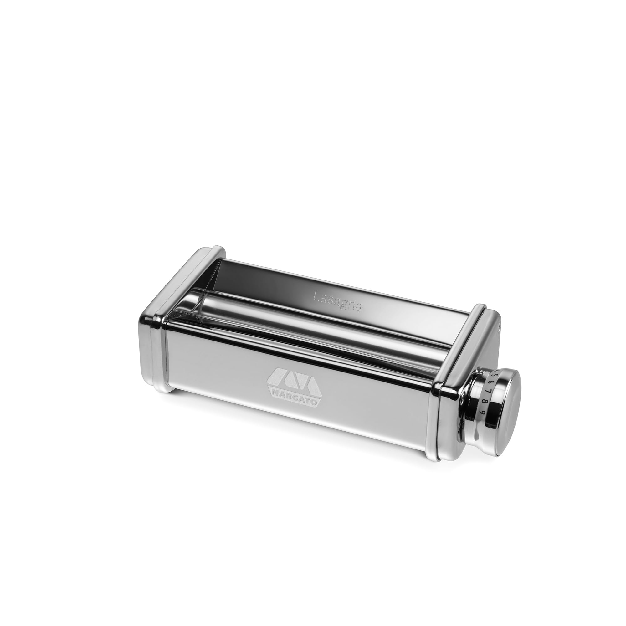 MARCATO Made in Italy Lasagna Pasta Roller Attachment for Pasta Fresca Kneading Machine - Durable Chrome Steel Pasta Maker Accessory - Perfect for Homemade Lasagna, Ravioli & Italian Cuisine