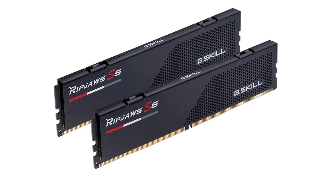 G.Skill Ripjaws S5 32GB (2x16GB) DDR5 6000MHz CL36 Desktop Memory - High Performance RAM for Gaming, Video Editing & PC Builds