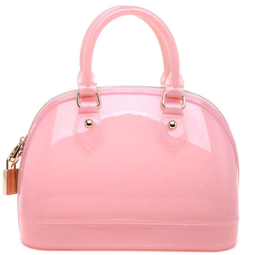 Candy Color Jelly Handbag for Women - Stylish Tote, Crossbody & Shoulder Bag with Top Handle | Perfect for Beach, Pool Party & Summer Outfits