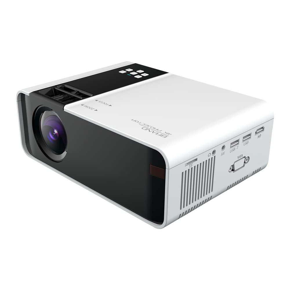 axGear Mini Projector 1080P HD 4500 Lumens Portable Video Projector - Compatible with Fire TV Stick, HDMI, USB, AV & DVD | Perfect for Home Theater, Outdoor Movies & Business Presentations