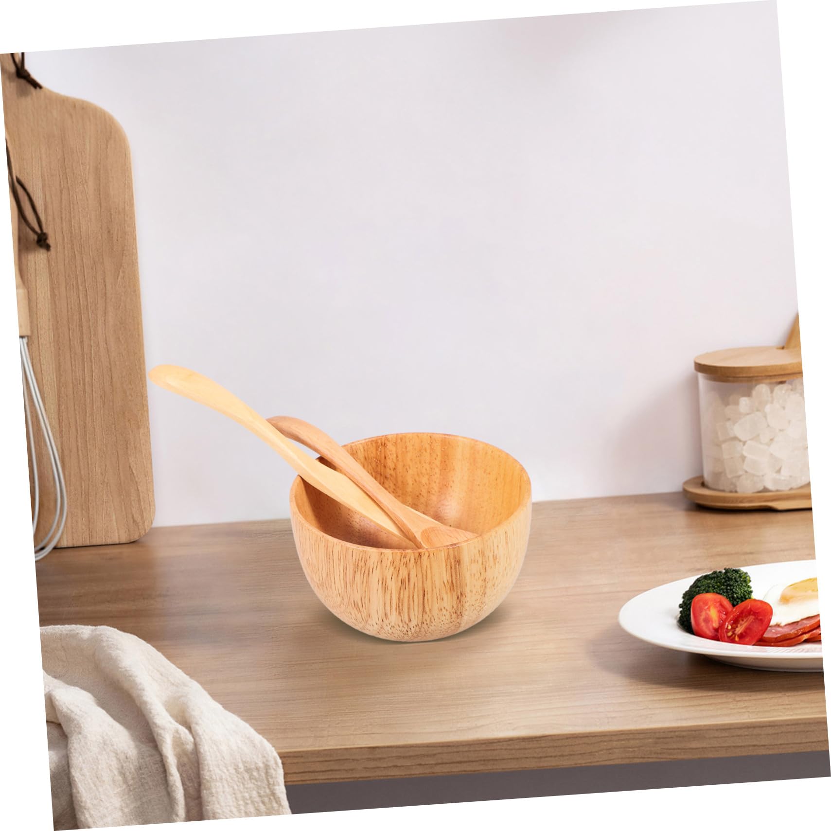 Wooden Mask Mixing Bowl - Professional Beauty Salon Mask Applicator Tool for Facials, DIY Skincare & Home Spa Treatments | Perfect for Estheticians & At-Home Beauty Routines
