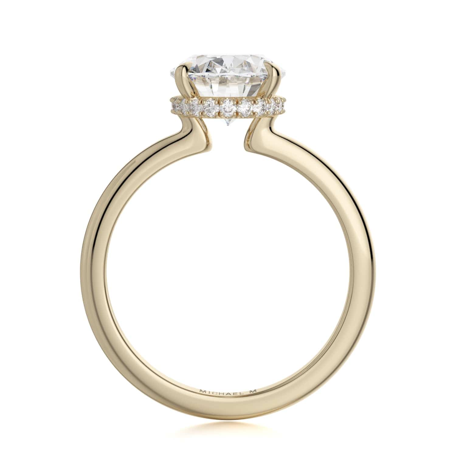 Hidden Halo Solitaire Engagement Ring 1.5ct Diamond Wedding Band for Women - Perfect for Proposals, Anniversaries & Bridal Jewelry