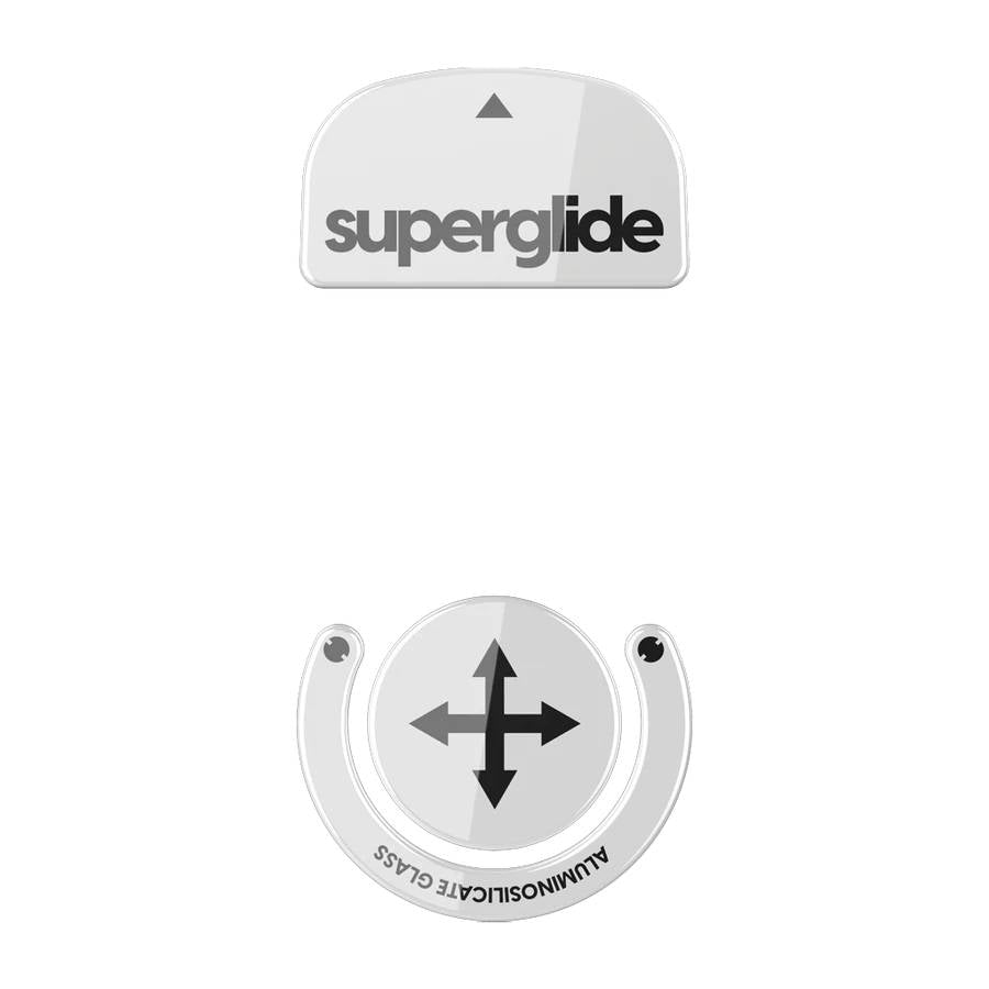 Pulsar Superglide Glass Mouse Skates for Logitech G Pro X Superlight - Ultra Smooth Gaming Mouse Feet for Esports & FPS Games - Perfect for Competitive Gaming & Professional Use