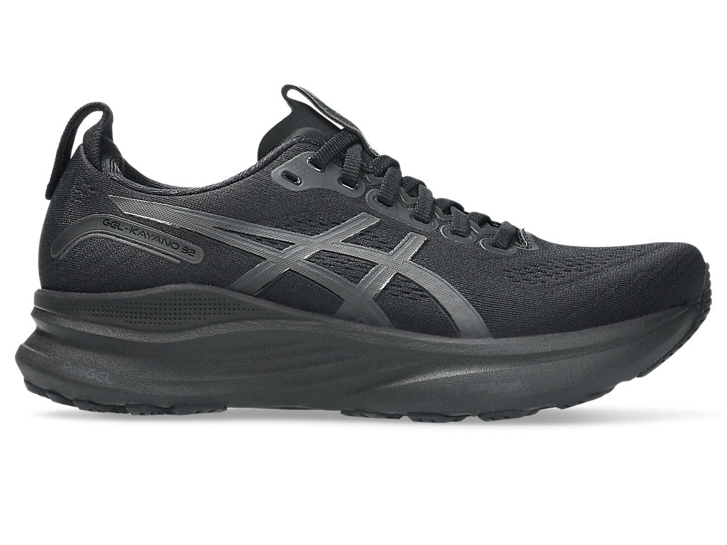 ASICS Women's GEL-Kayano 32 Running Shoes - Black/Graphite Grey - Stability & Cushion for Long Distance Running, Jogging, Gym Workouts