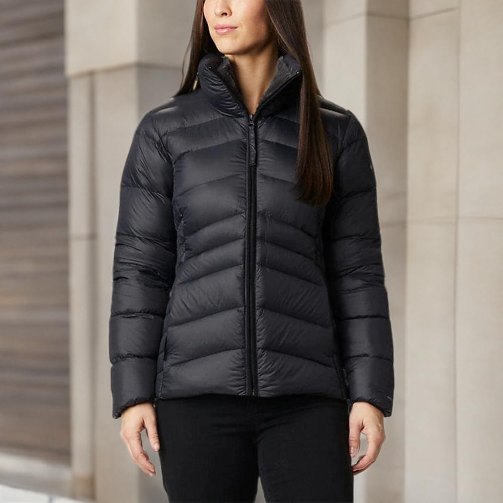 Columbia Women's Autumn Park Down Jacket - Lightweight Warm Winter Coat for Hiking, Travel & Outdoor Activities