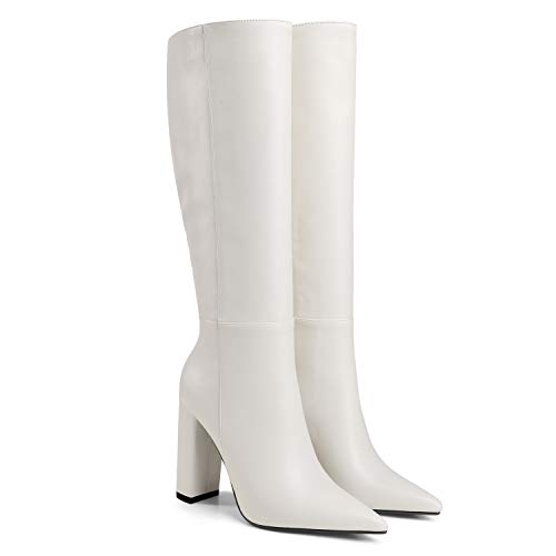 White-matte Leather