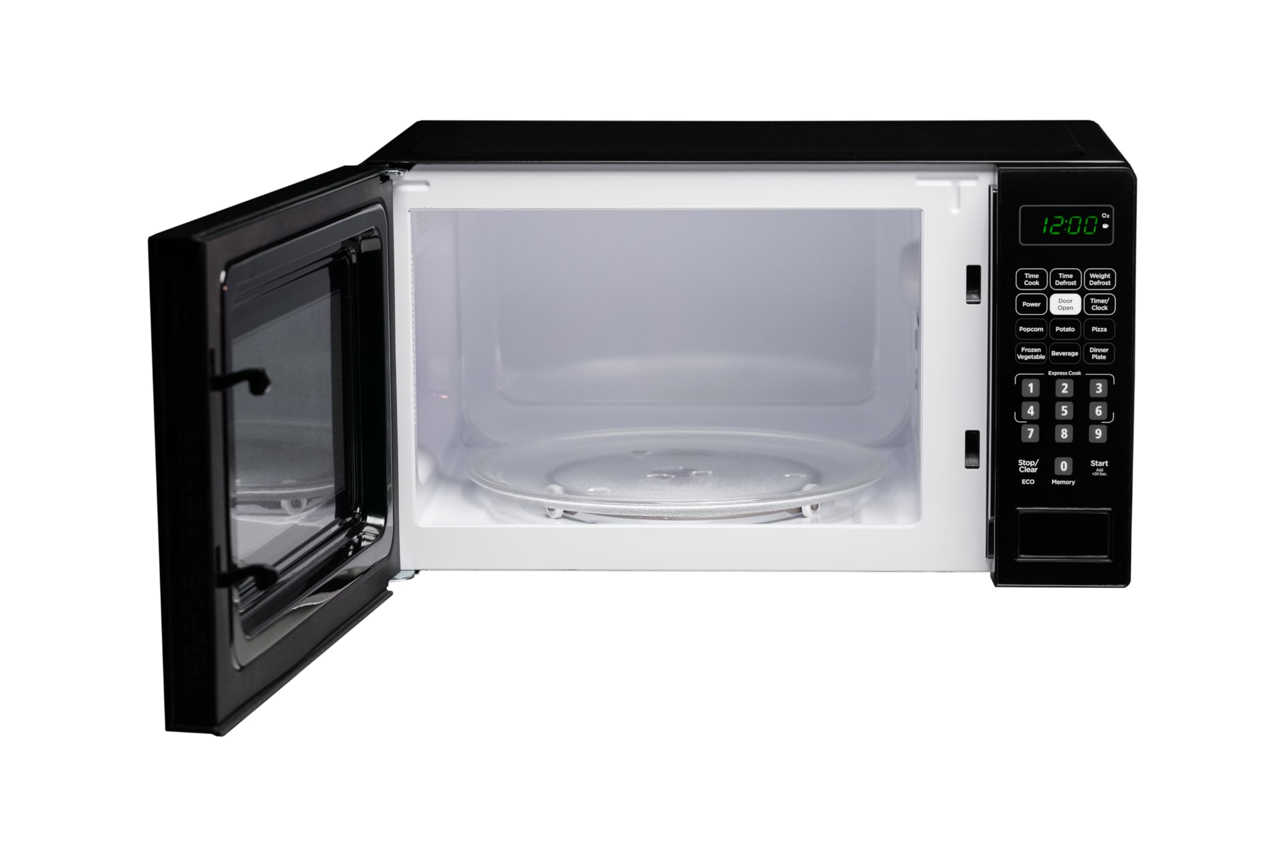 Danby DBMW0721BBB 0.7 cu. ft. Compact Countertop Microwave Oven - Black | Perfect for Small Kitchens, Dorms & Offices | Fast & Even Cooking, Space-Saving Design