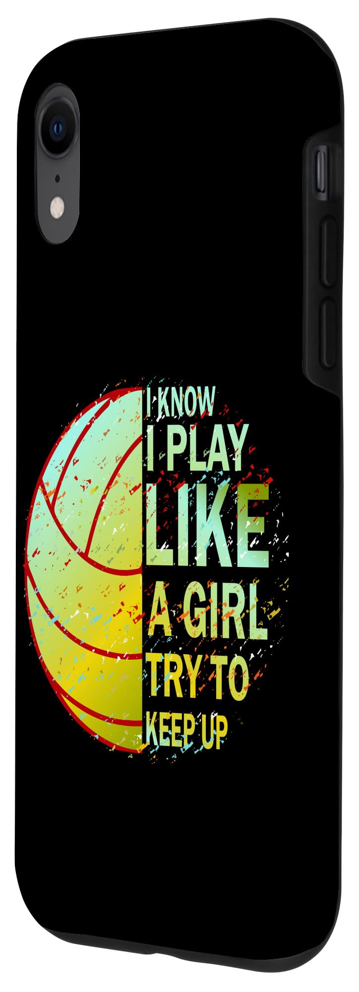 iPhone XR Volleyball Phone Case for Girls - Shockproof & Slim Protective Cover - Perfect for Sports, School & Daily Use