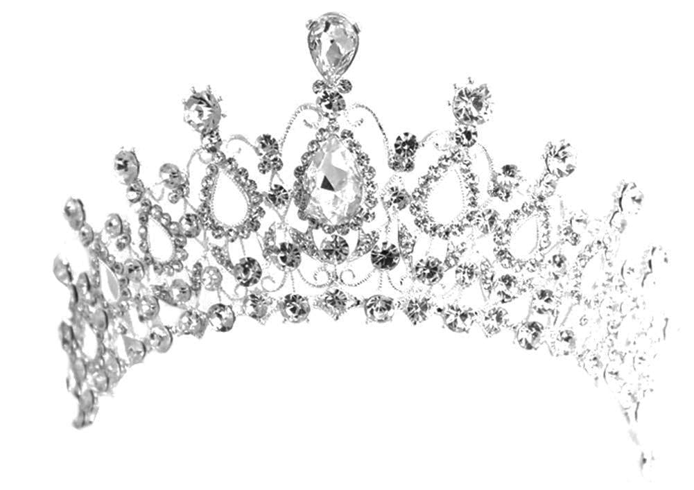 1pc Luxury Crystal Wedding Tiara Crown - Bridal Princess Prom Hair Accessories, Rhinestone Headband Jewelry for Queen, V7O2 Party    Perfect for weddings, proms, pageants, bridal showers, costume parties, and special occasions.