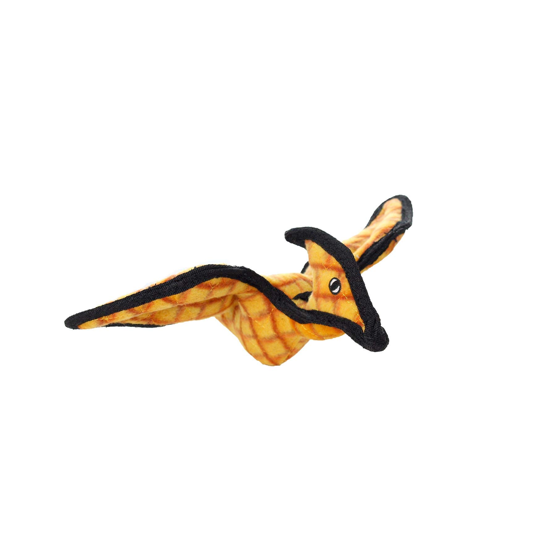 TUFFY Dinosaur Pterodactyl Dog Toy - Ultra Durable Chew Proof Squeaky Plush for Aggressive Chewers - 2 Pack Interactive Puppy Toys for Tug, Fetch & Water Play - Machine Washable Floating Dog Toys for Pool, Beach & Outdoor Fun
