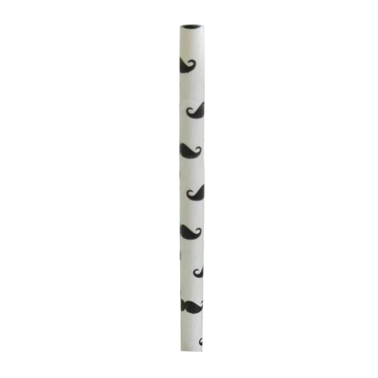 Eco-Friendly Disposable Colored Paper Straws - 50PCS Biodegradable Drinking Straws for Juice, Milk Tea, Party Decorations (Assorted Colors, 8.5