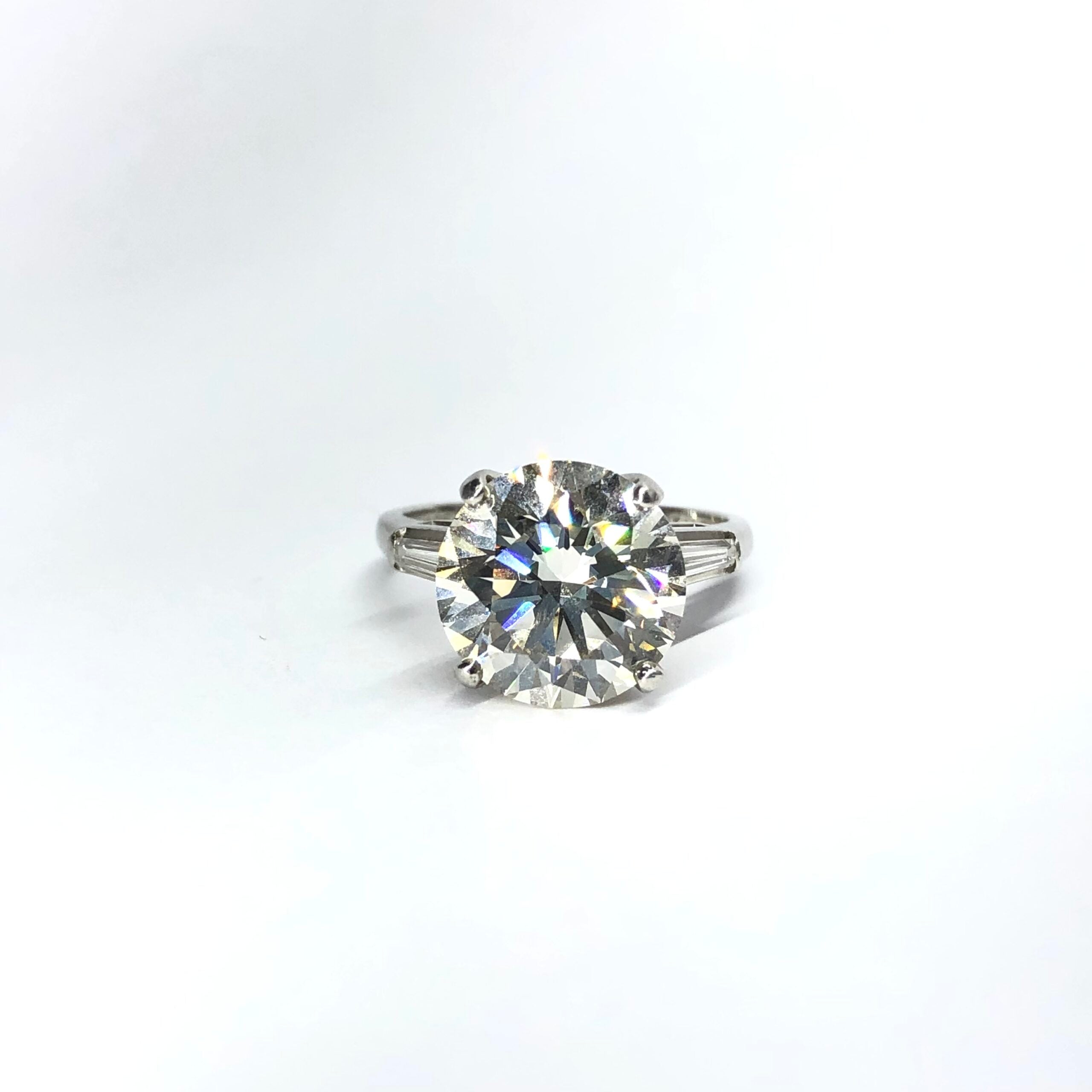 18K White Gold Handmade Ladies Diamond Ring - Elegant Wedding, Engagement & Anniversary Jewelry Gift for Women