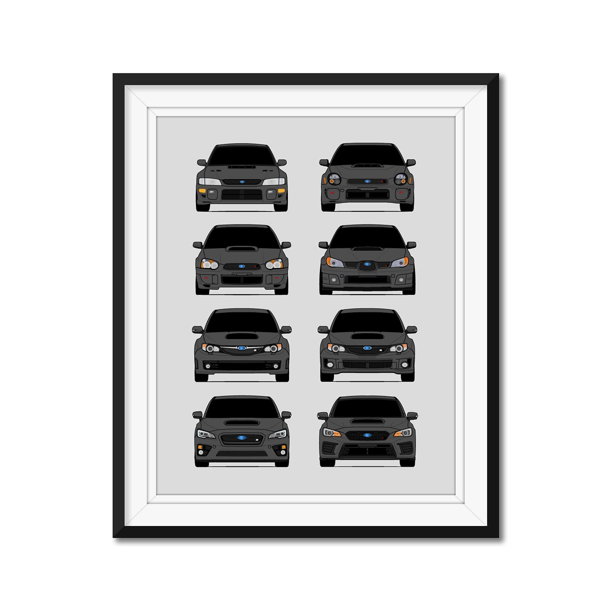 Sub Tecnica International Generations Rally Car History - 24x36