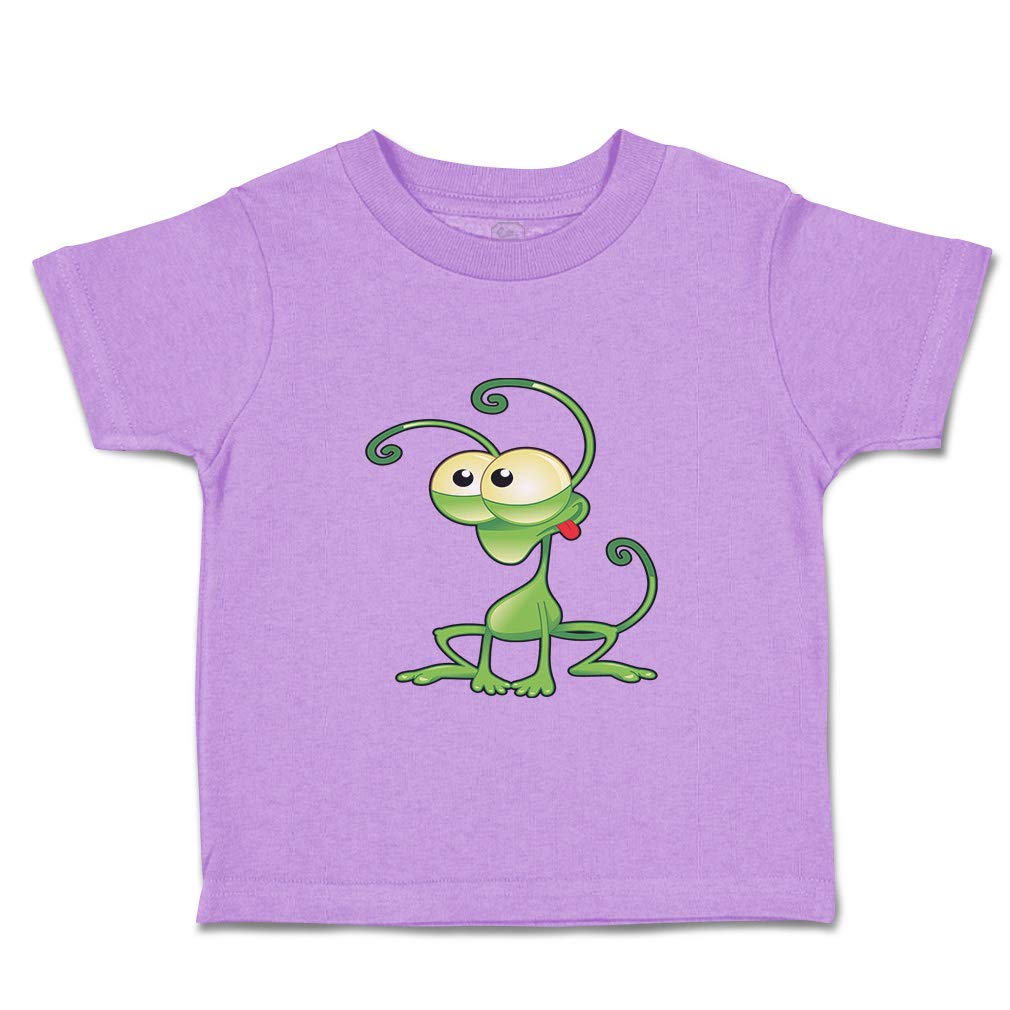 Kids Monster Grasshopper Cartoon Cotton T-Shirt - Soft & Comfortable Toddler Tee for Boys & Girls - Perfect for Playdates, School & Everyday Wear