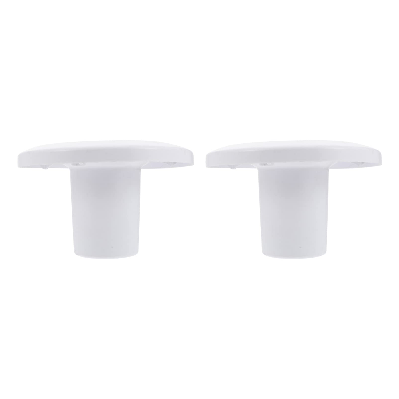 2Pcs Universal White PP Water Dispenser Pump Replacement Parts - Nozzle & Bucket Seat for Zero & Standard Water Dispensers - Perfect for Home, Office & Outdoor Use