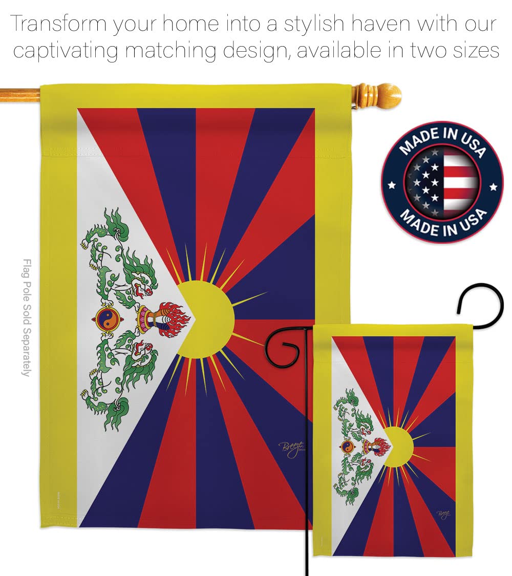 Tibet Nationality House Flag Set 28