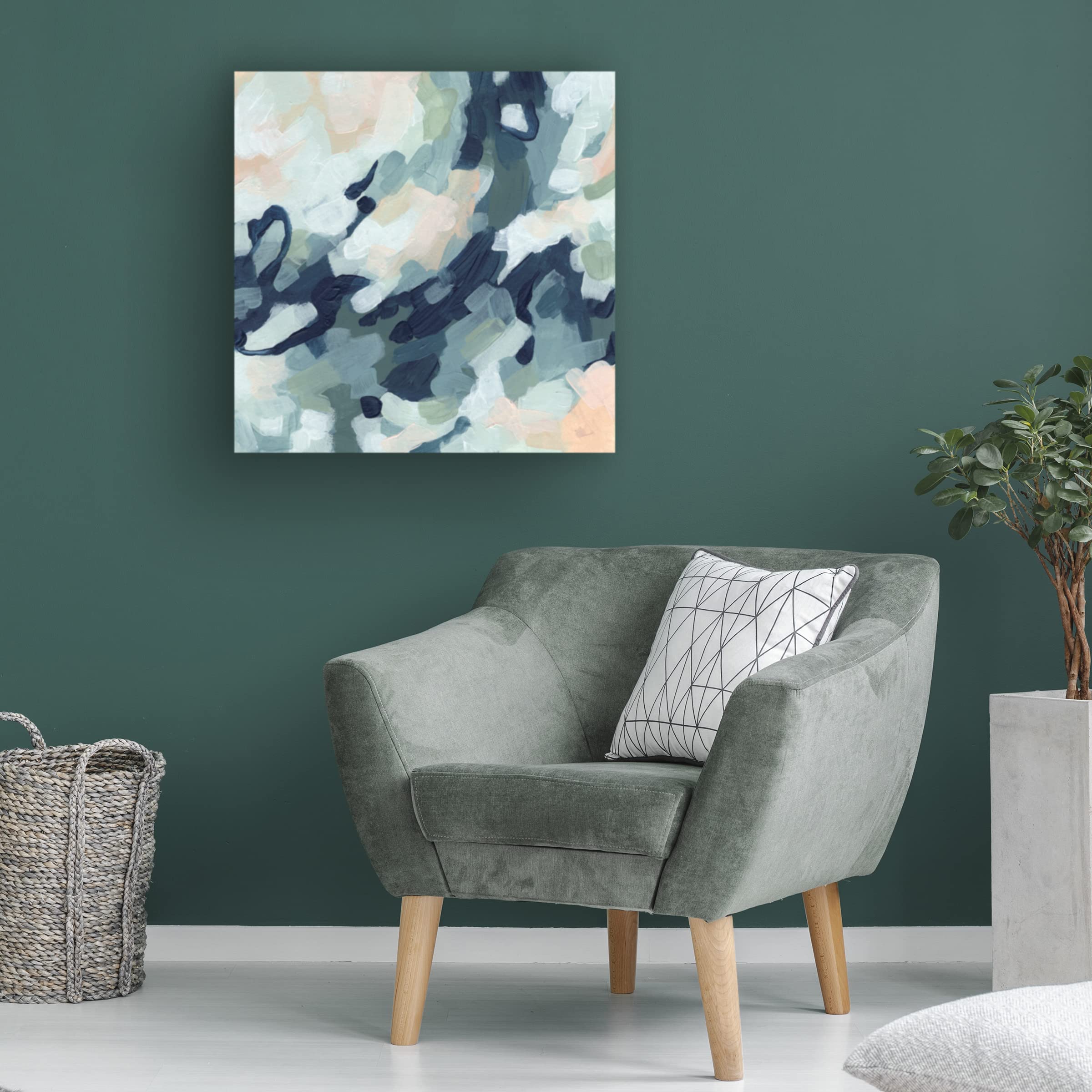 Trademark Fine Art 'Dappled Abstract II' Modern Canvas Wall Art by June Erica Vess - Perfect for Living Room, Bedroom & Office Decor