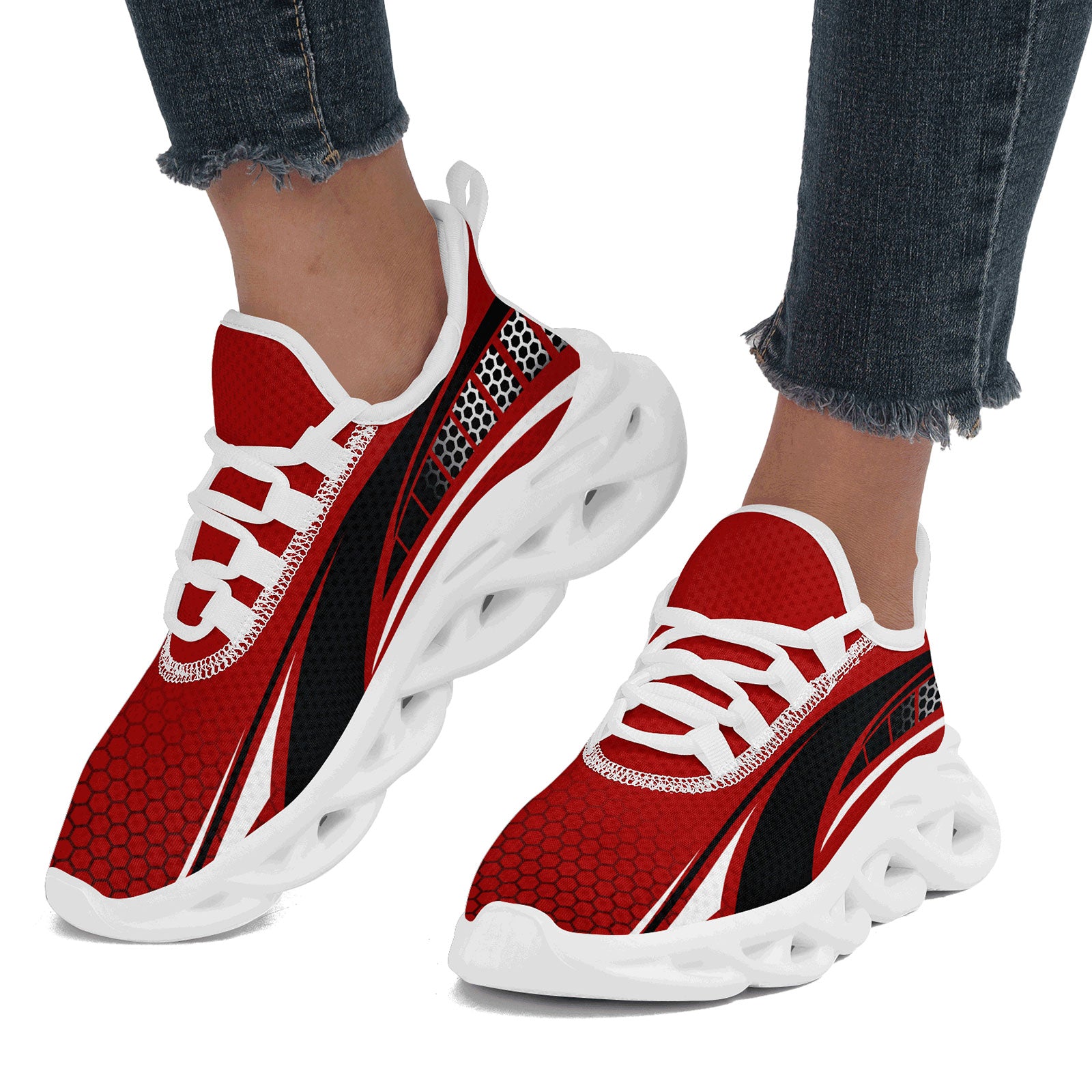 Custom Maxsoul Personalized Sneakers - Breathable Lightweight Running Shoes for Men & Women (FN003 E025022) - Perfect for Jogging, Gym Workouts & Casual Wear