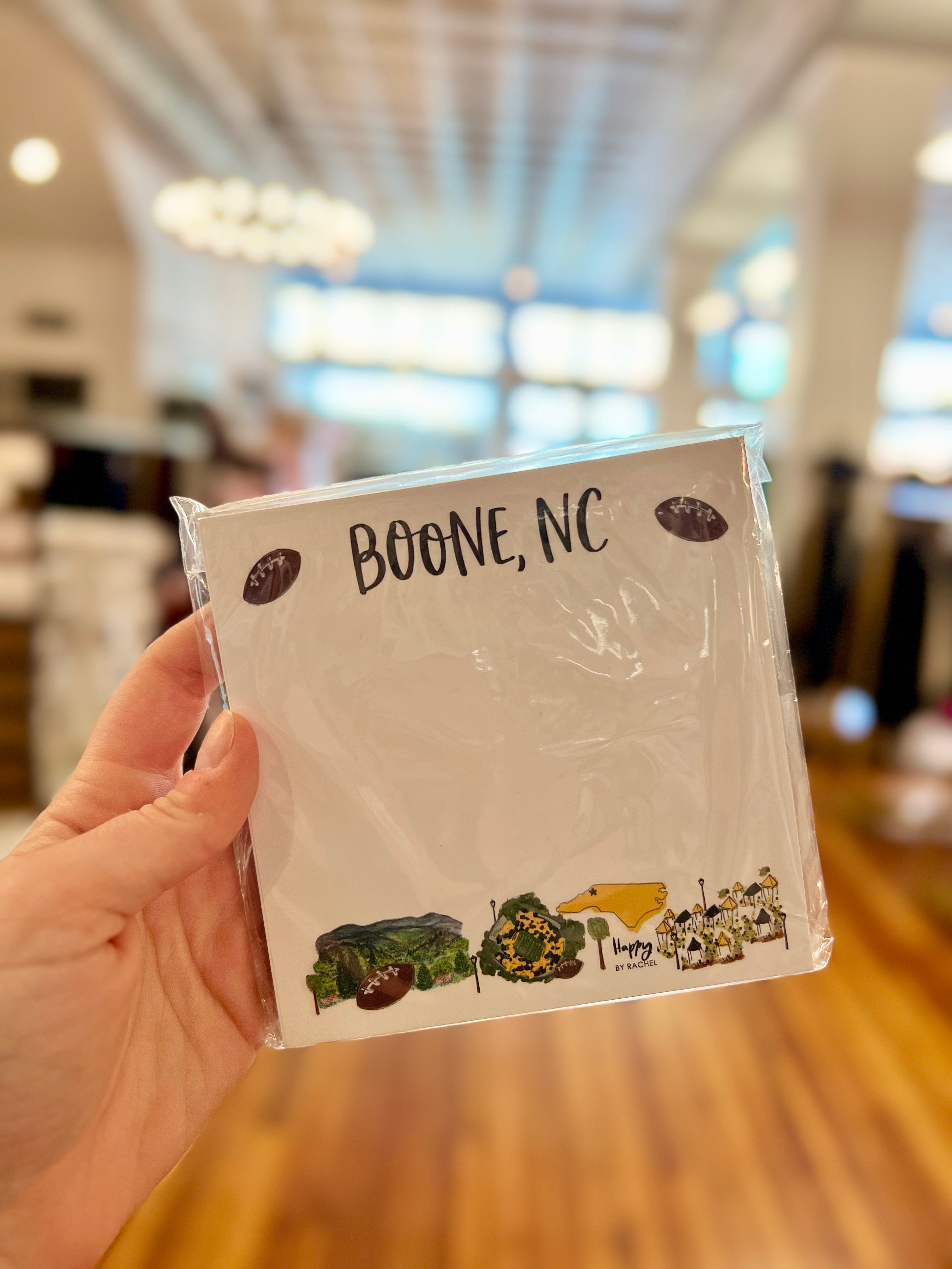 Boone College Town Notepad - Stylish & Durable Notebook for Students, Office & Journaling - Perfect for Note Taking, Sketching & Gift Giving