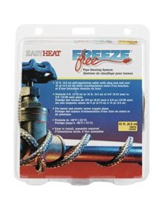 Easy Heat Freeze Free 15 ft. Self-Regulating Heating Cable for Pipes - Prevent Frozen Pipes in Winter for Home, RV & Outdoor Plumbing