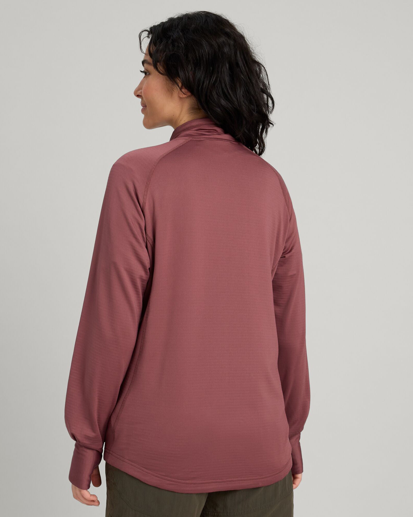 ULT Hike Women's Quarter Zip Pullover Fleece Jacket - Lightweight Warm Outdoor Hiking Top for Women - Perfect for Camping, Trail Running & Fall Adventures