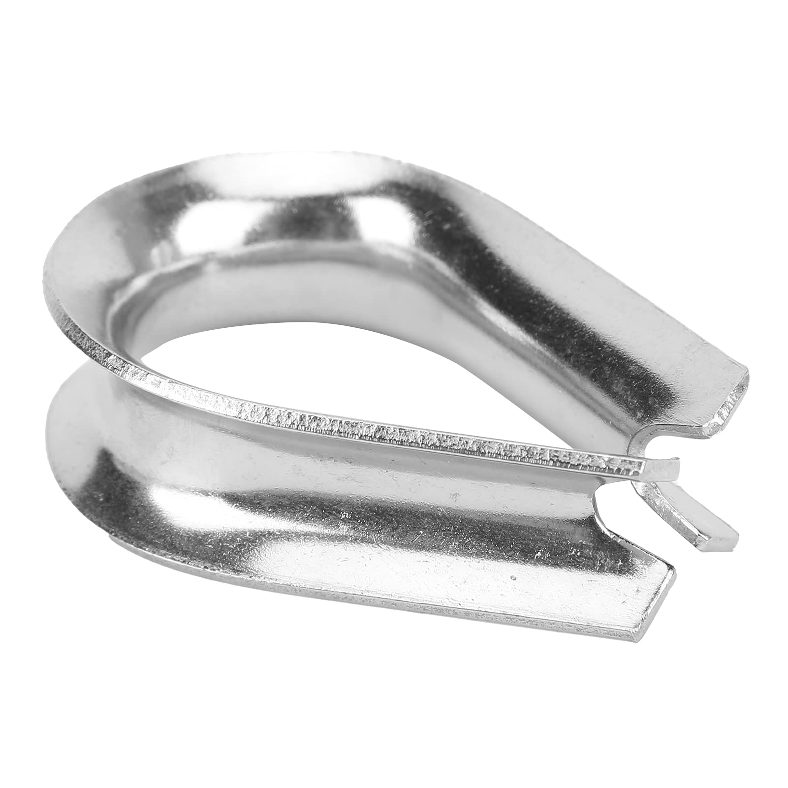 Naroote 1/2 Inch Wire Rope Thimbles - Heavy Duty Stainless Steel Cable Thimbles for Marine, Rigging & Construction - Perfect for Sailboat, Crane & Outdoor Use