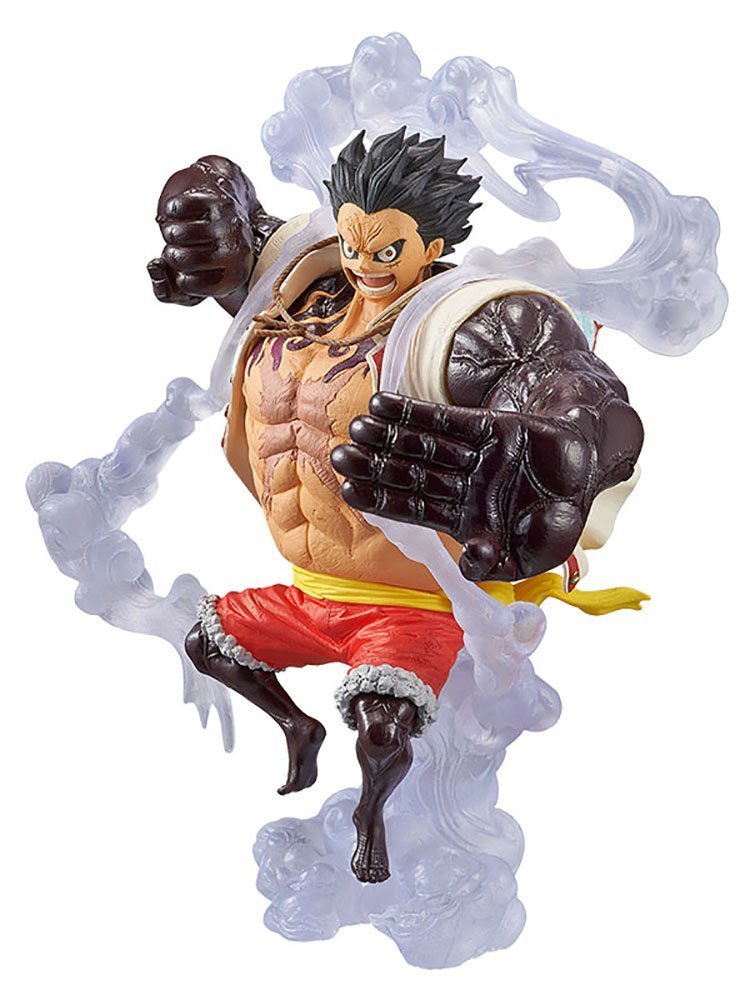 Banpresto One Piece King of Artist The Bound Man Action Figure - Luffy Collectible Toy for Anime Fans, Perfect for Display & Gift Giving - Anime Room Decor, Office Desk Display, Manga Collection Showcase
