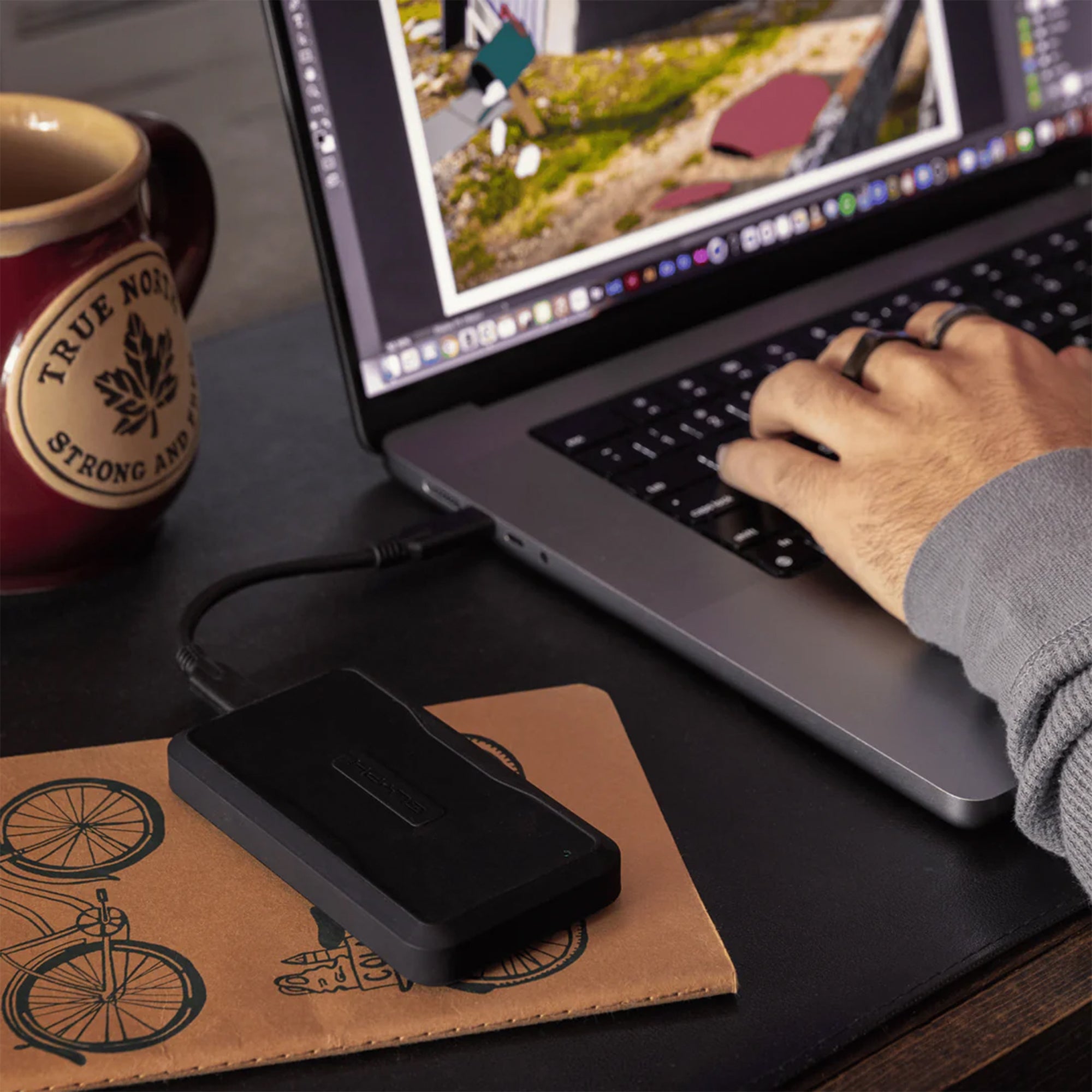 Glyph Technologies 8TB Atom PRO Portable Thunderbolt 3 NVMe SSD V2 - Ultra Fast External Storage for Mac & PC - Perfect for 4K Video Editing, Gaming & Professional Workflows