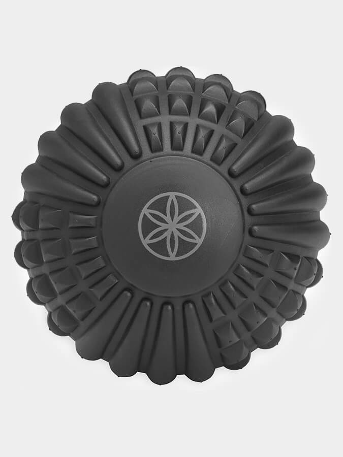 Gaiam 5 Inch Restore Foam Massage Ball for Muscle Recovery, Yoga & Fitness - Perfect for Back Pain Relief, Myofascial Release & Deep Tissue Massage