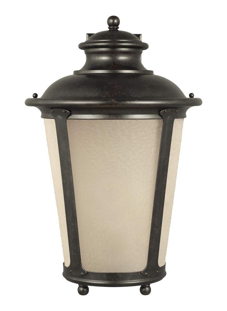 Sea Gull Lighting 88244-780 Extra Large Outdoor Wall Lantern - Weatherproof Exterior Light Fixture for Porch, Patio, Garden & Entryway Lighting