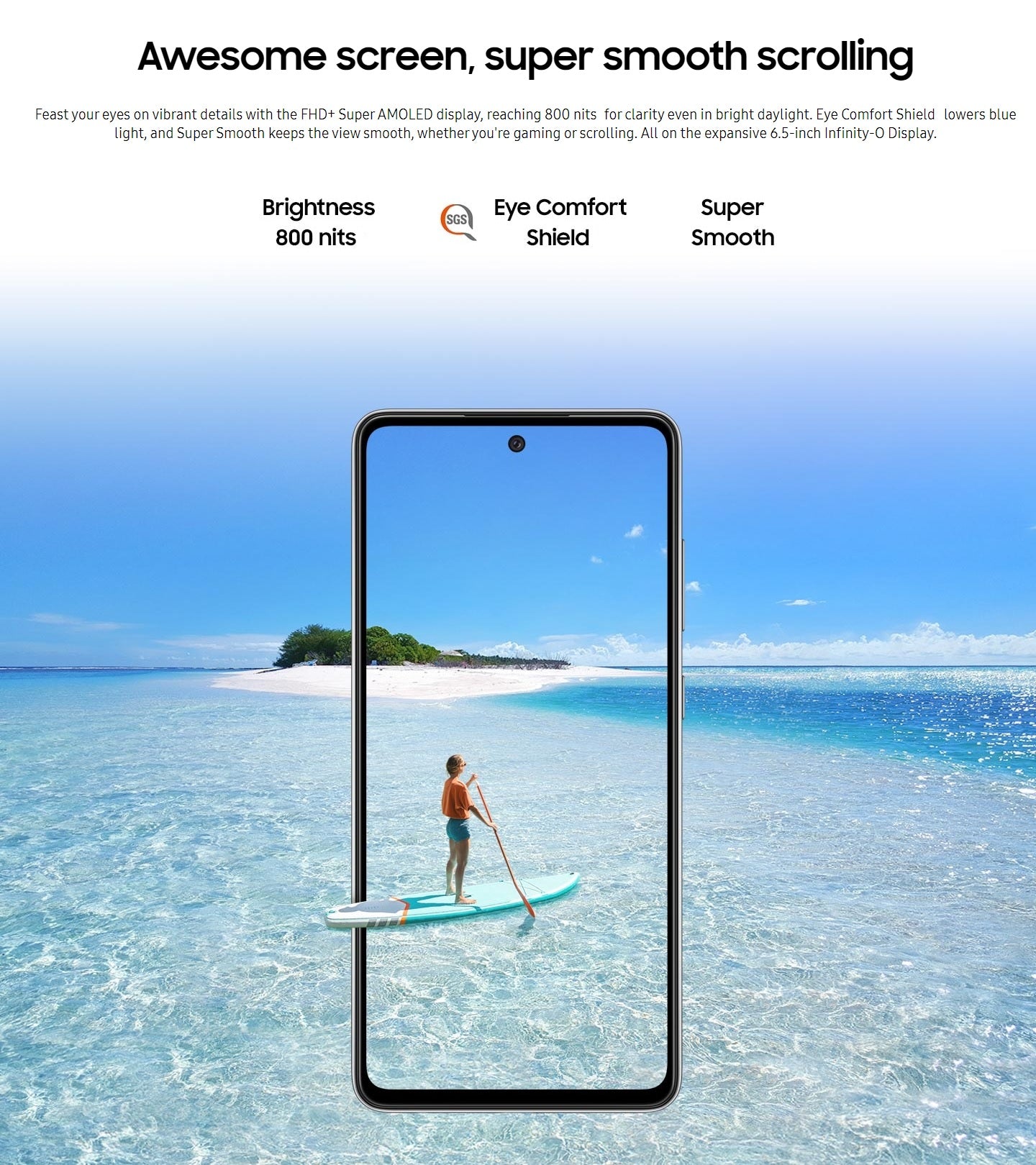 SAMSUNG Galaxy A52s 5G Unlocked Smartphone (256GB ROM, 8GB RAM) - 6.5