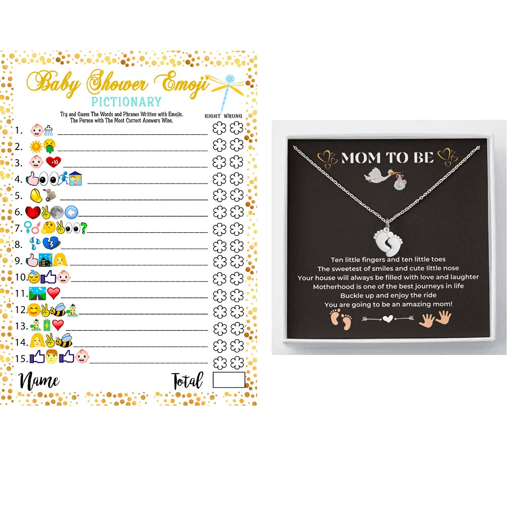 Fun Baby Shower Games & Gifts for Mom-to-Be | Gender Reveal Party Essentials & New Mom Gifts | Perfect for Baby Showers, Gender Reveal Parties & First-Time Moms