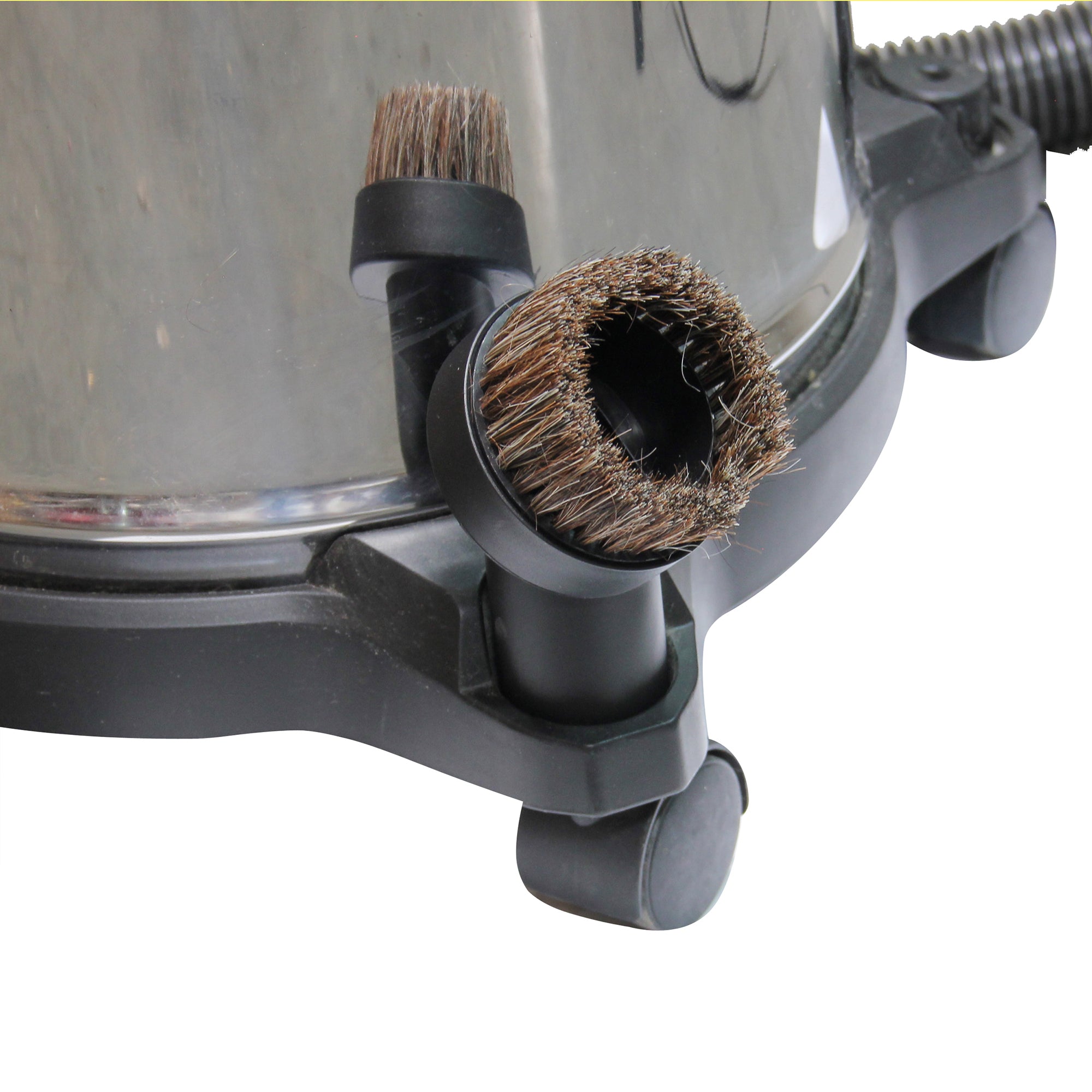 MaximalPower Universal Round Vacuum Cleaner Attachment - Dusting Brush Tool with Adapter for Hard Floors, Carpets & Furniture Cleaning - Perfect for Home, Office & Car Use