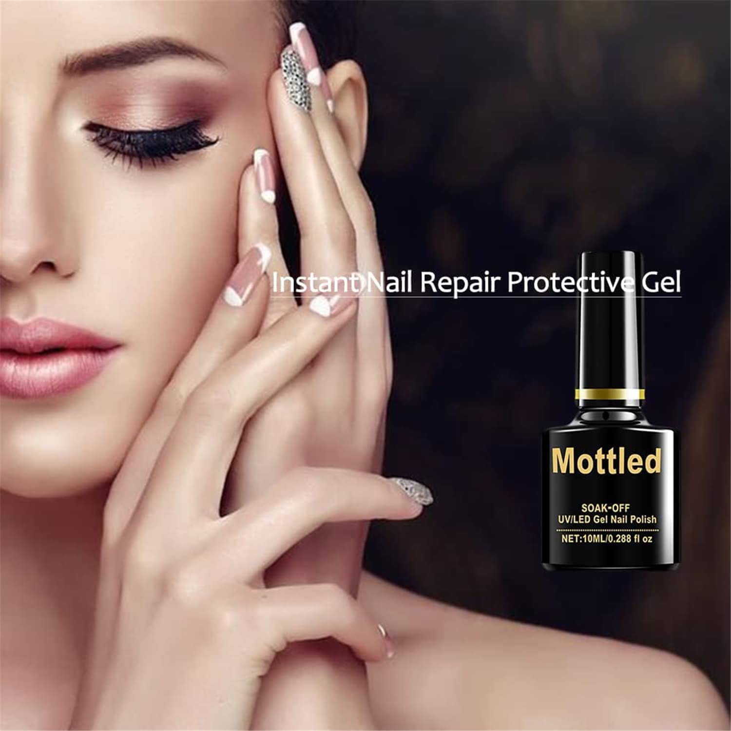 2022 Nail Repair Protection Gel - Strengthening Nail Treatment for Damaged & Brittle Nails, Instant Repair Top Coat Gel (2Pcs) - Perfect for Salon & Home Manicures