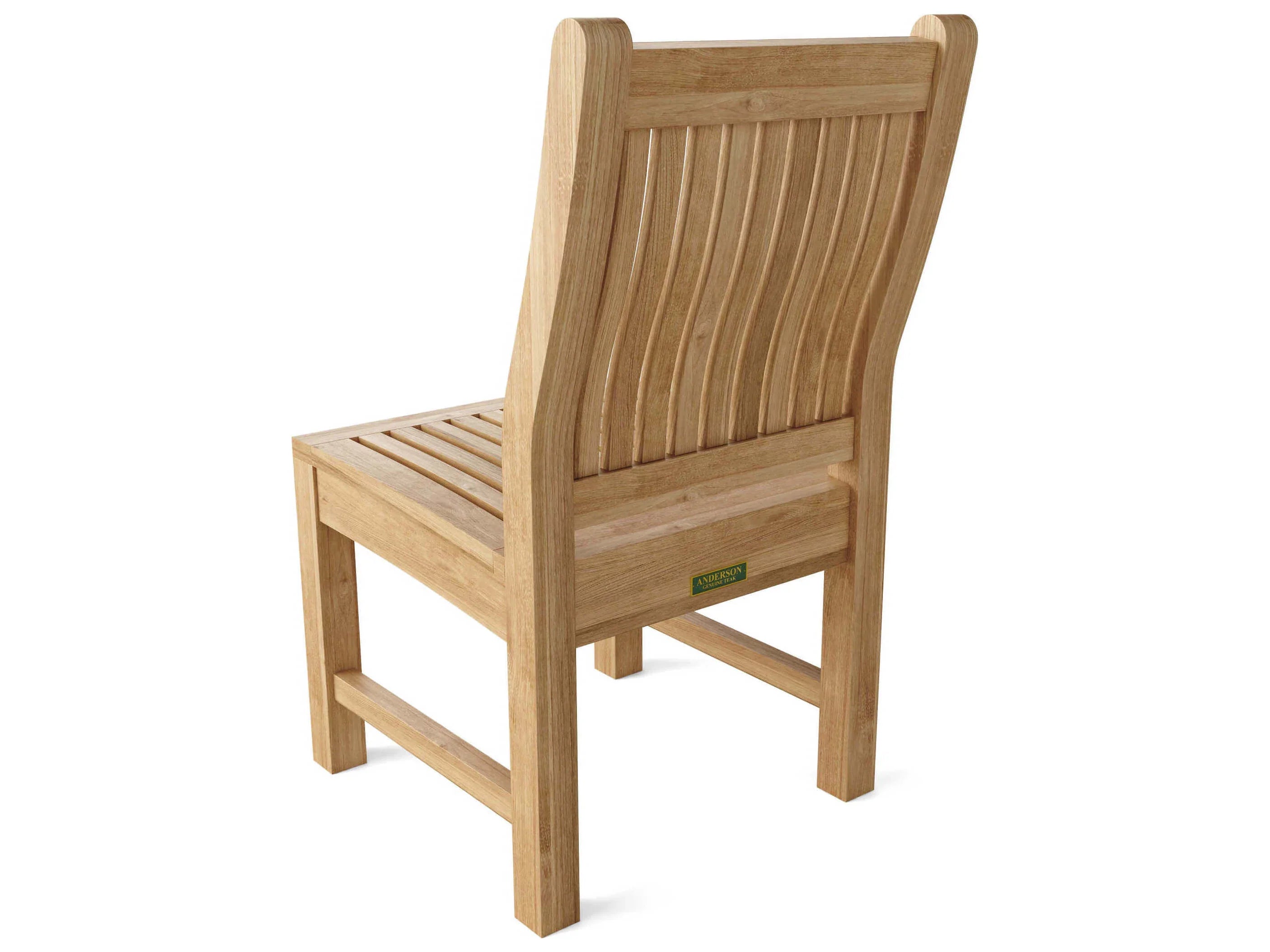 Anderson Teak 5-Piece Outdoor Bistro Table Set with Chairs - Patio Dining Furniture for Garden, Deck, or Poolside Use