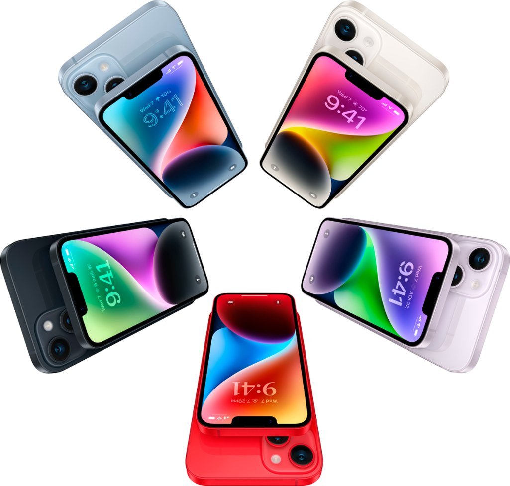 Apple iPhone 14 5G Unlocked Smartphone - 256GB Storage, 6GB RAM, 6.1