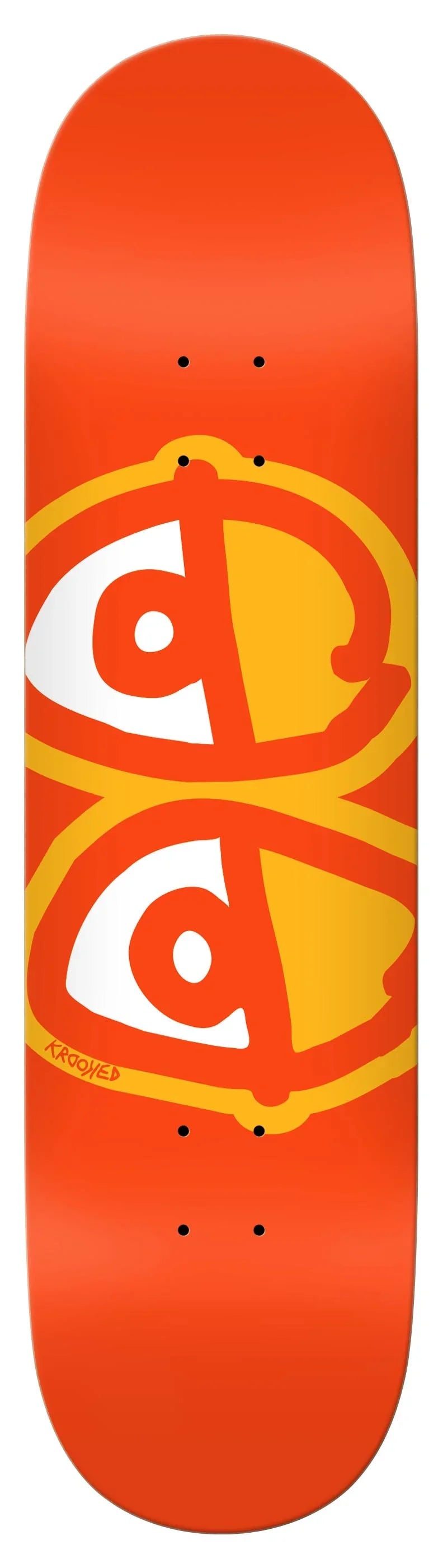 Krooked Team Eyes Skateboard Deck - Premium Quality for Street & Park Skating | Perfect for Skaters & Collectors