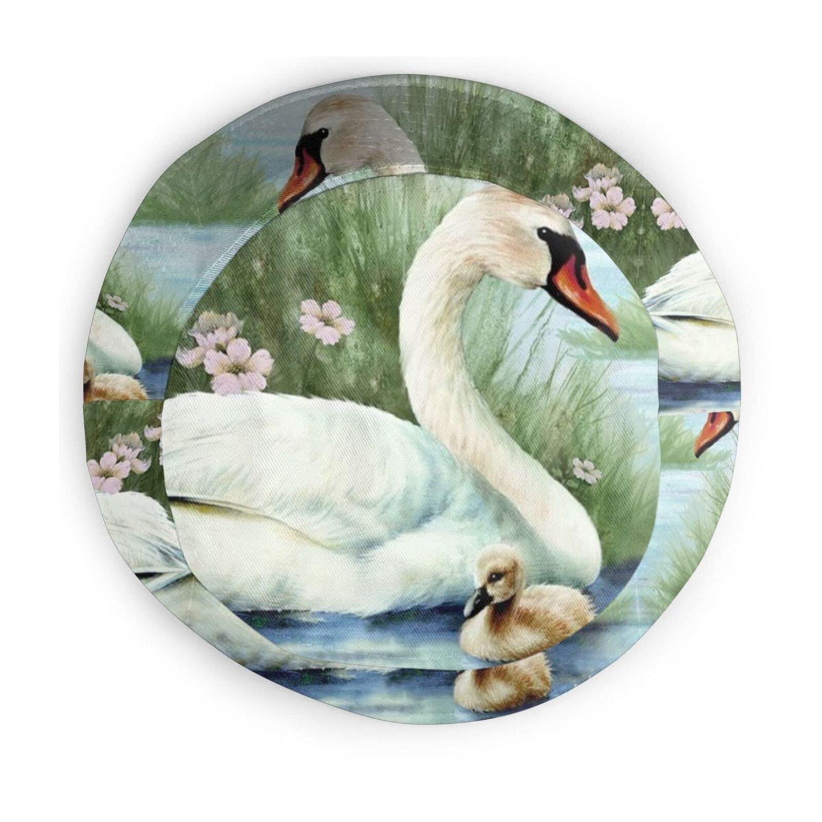 Cute Swan Animal Bucket Hat for Women & Girls - Wide Brim Summer Sun Hat for Beach, Outdoor, and Fashion Accessories
