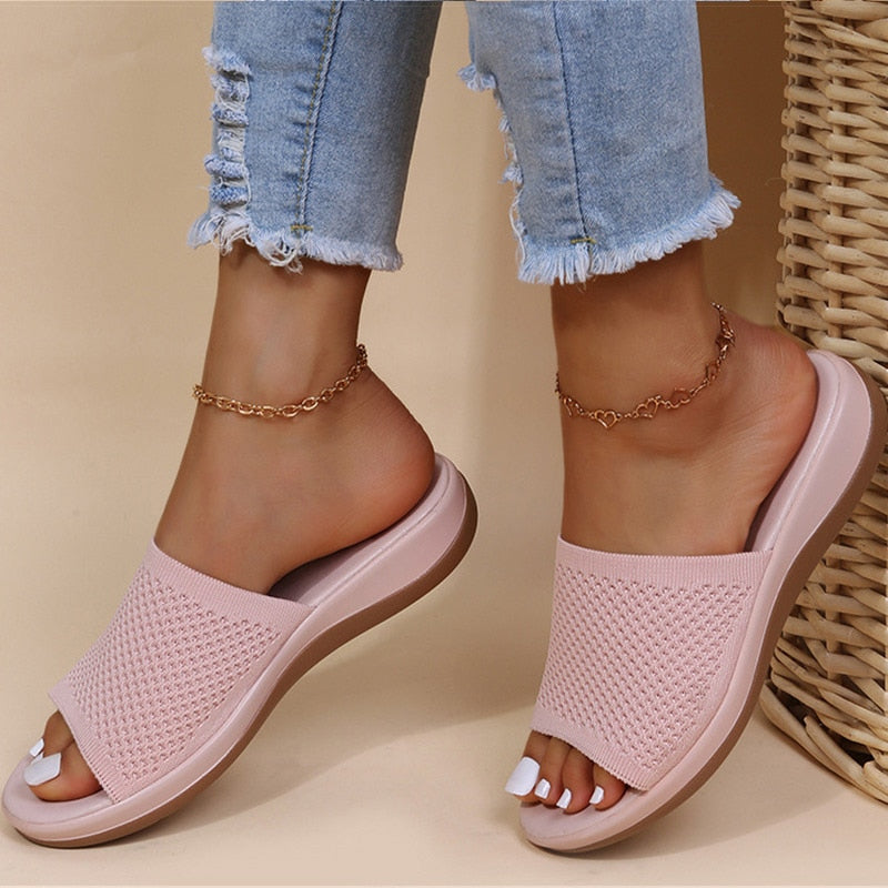 Women's Stretchable Summer Shoes - Comfortable & Breathable for Walking, Travel & Casual Wear