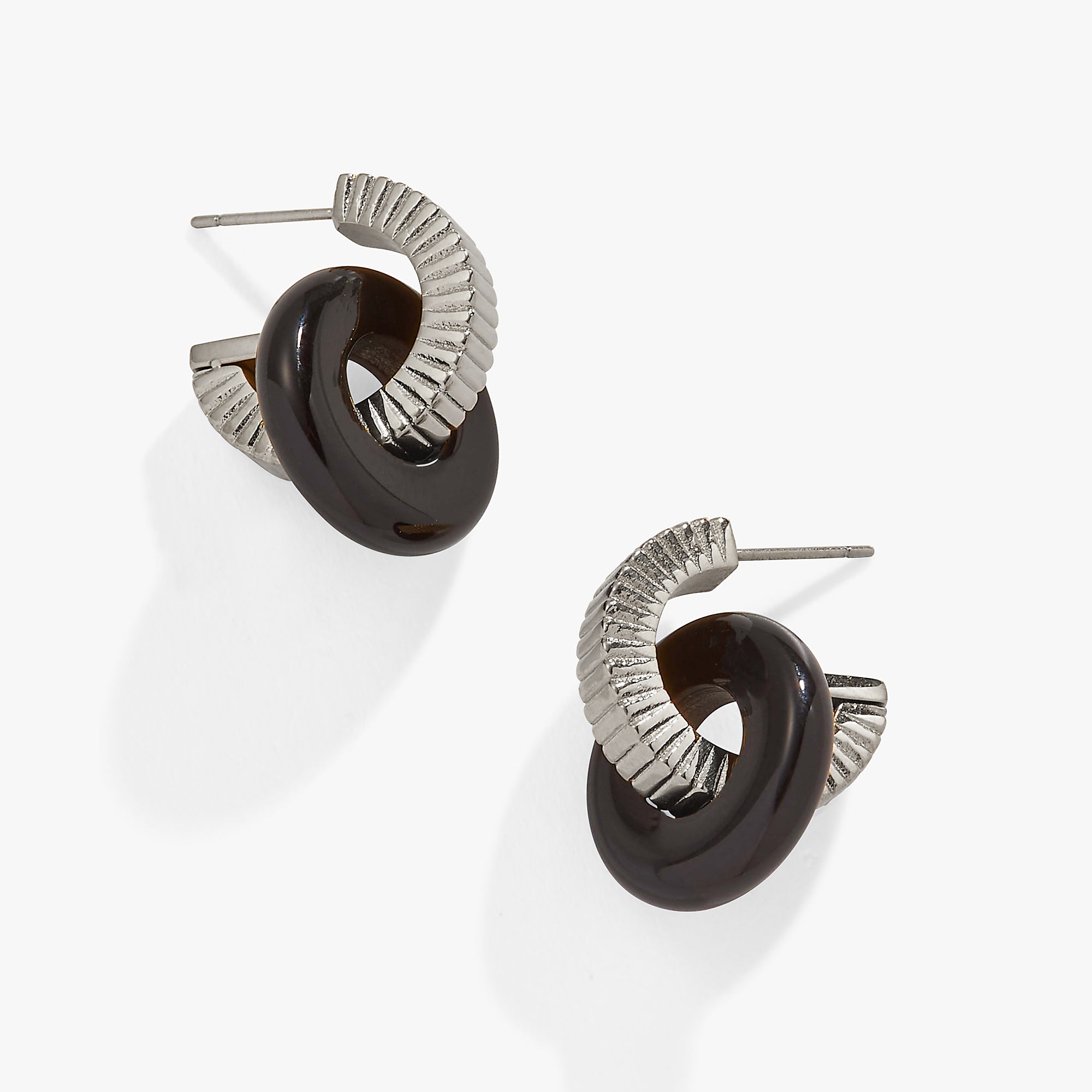 Black Onyx Textured Earrings for Women | Handmade Boho Dangle Earrings | Perfect for Parties, Weddings & Everyday Wear