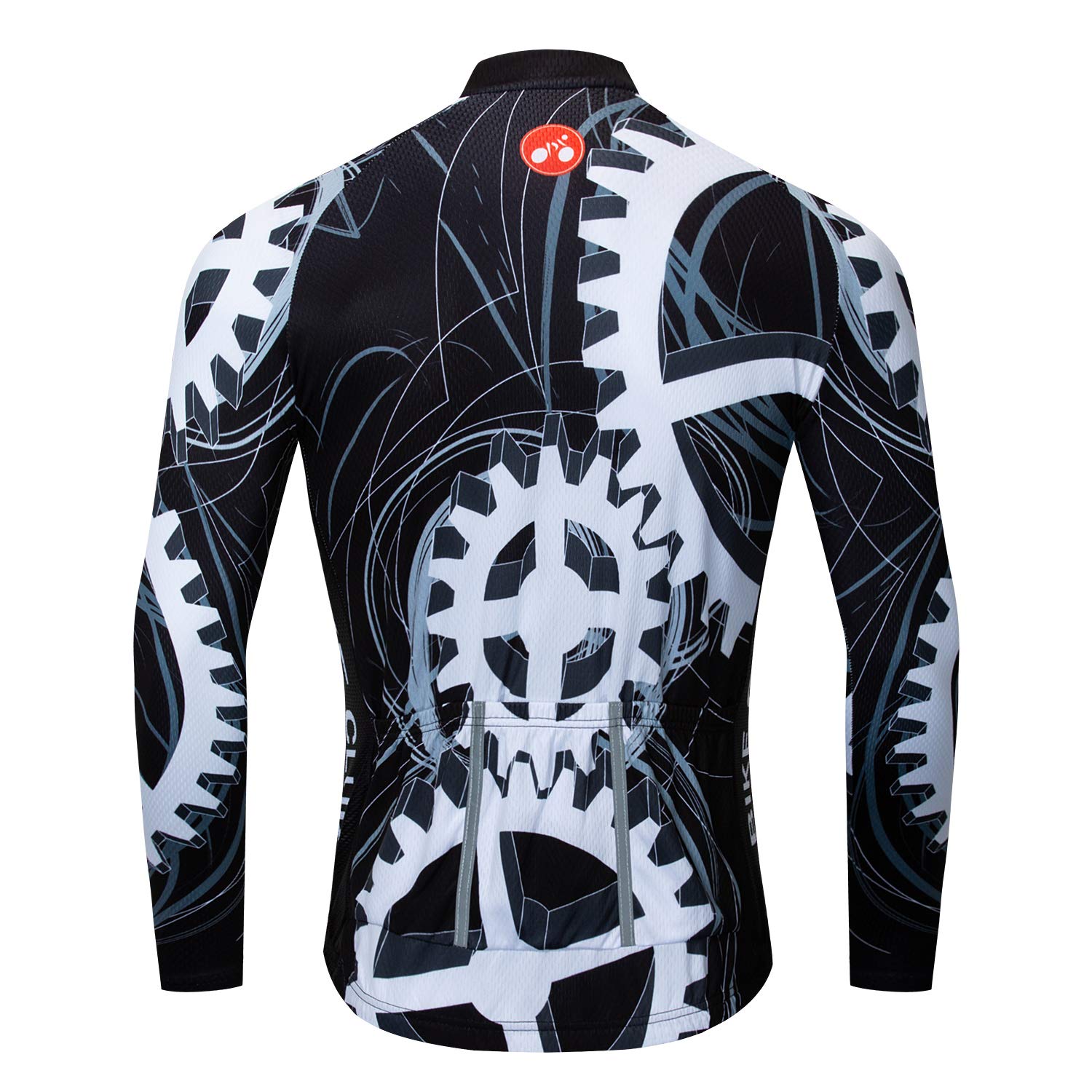 Men's Thermal Fleece Long Sleeve Cycling Jersey - Winter Bike Shirt for Cold Weather Riding | Road & Mountain Biking Gear