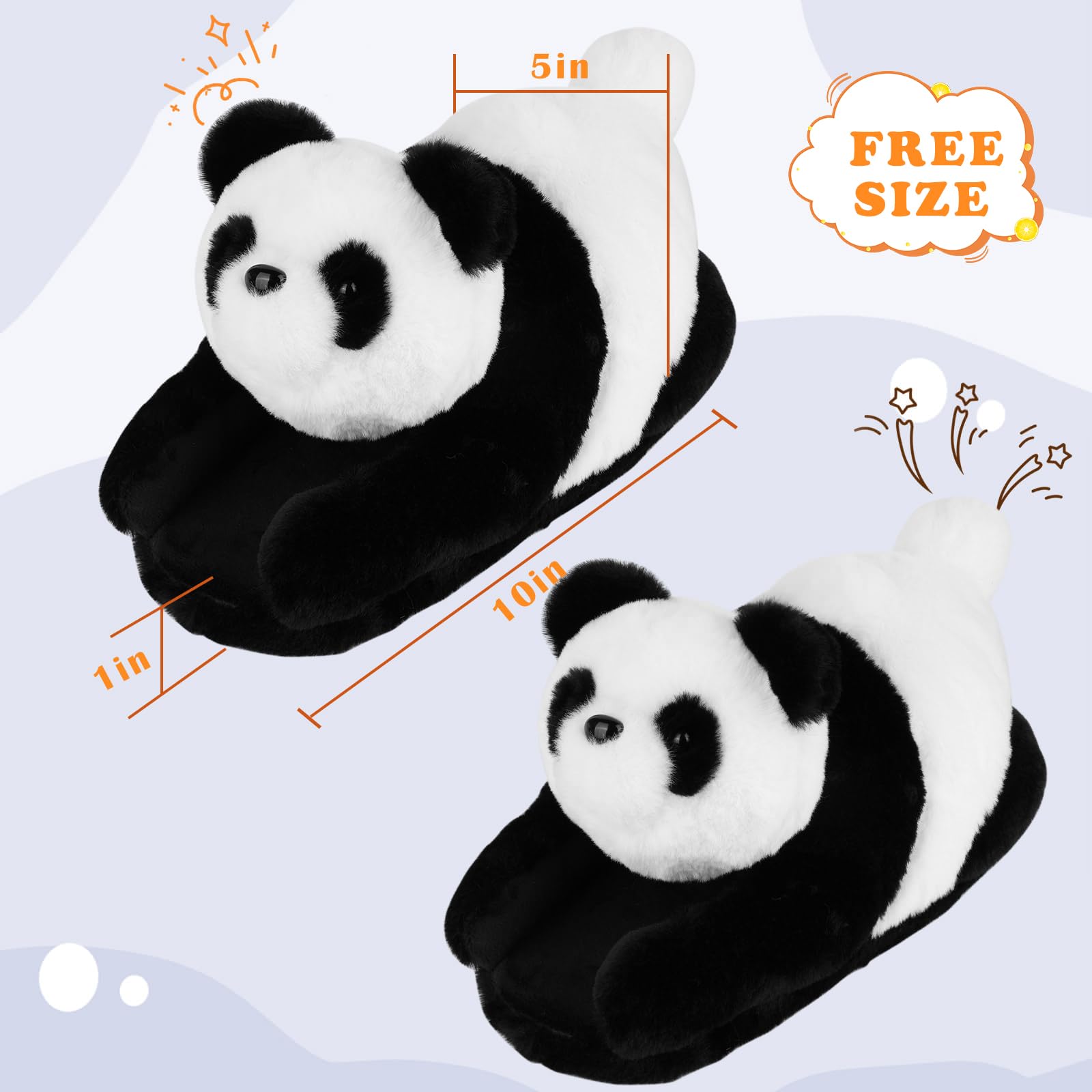 Funny Animal Slippers for Women - Cute Cartoon Fluffy House Slippers with Soft Memory Foam | Cozy Cotton Indoor Slides for Home, Lounge & Spa | Perfect Birthday Gift for Her