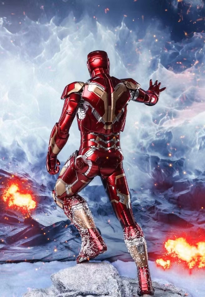 Iron Man MK43 Collectible Figure - Highly Detailed Marvel Avengers Action Figure for Display & Gifts | Perfect for Home Decor, Office Display, and Marvel Fans Collection