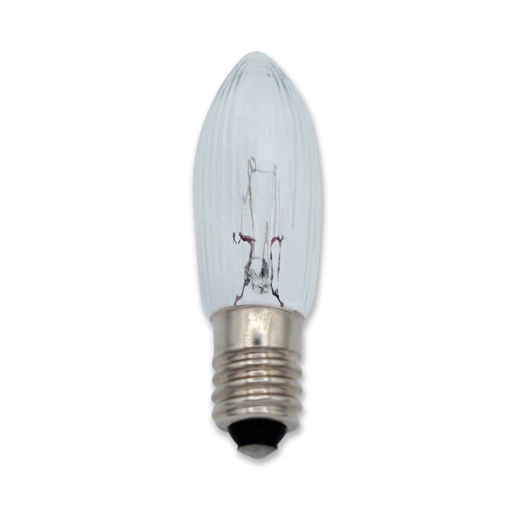 Technical Precision 3W Candle CL 24V E10 LED Light Bulb Replacement - Perfect for Chandeliers, Night Lights & Decorative Lamps