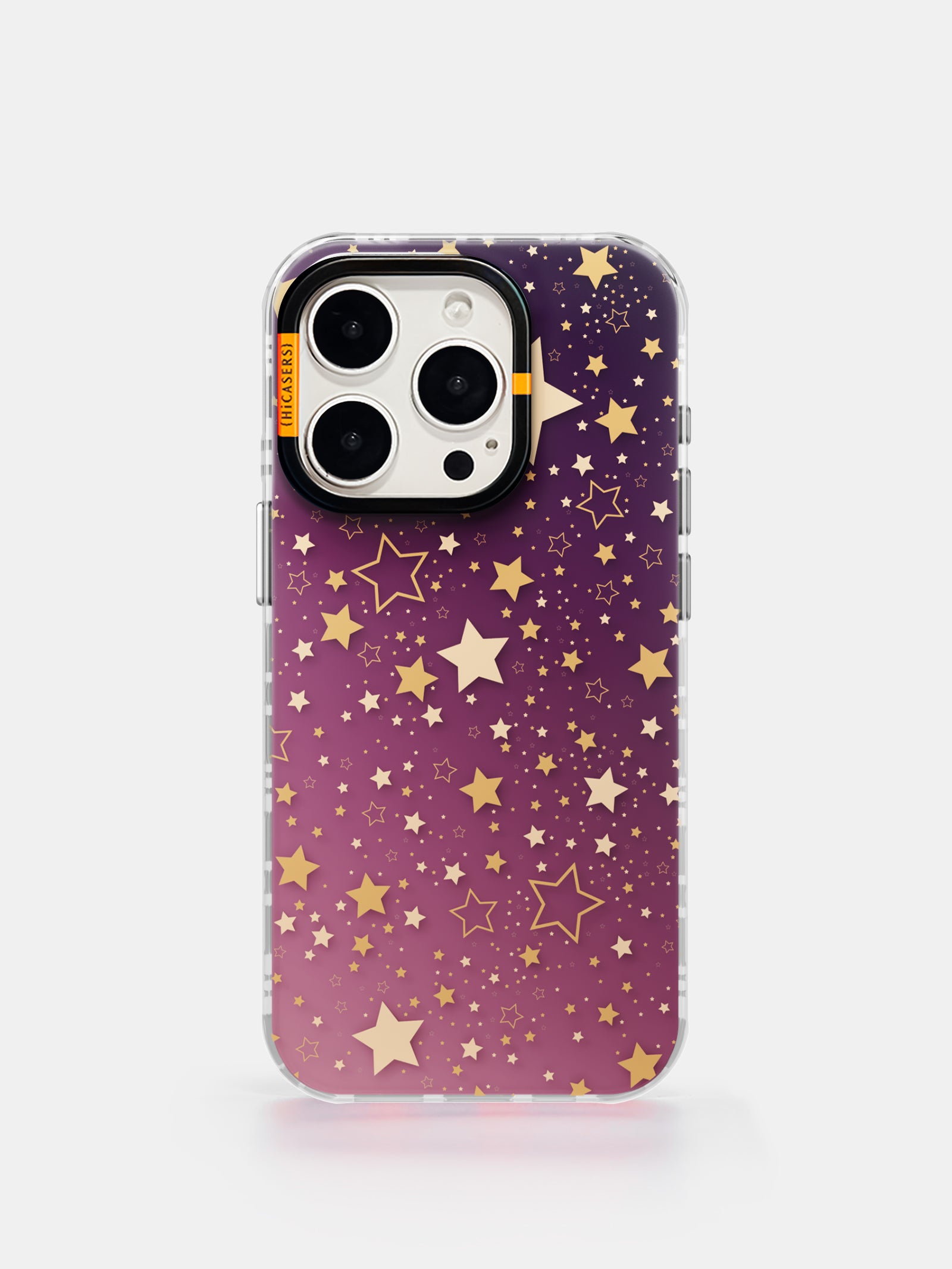 Shining Star Mirror Case Violet - Elegant Phone Cover for iPhone & Samsung - Perfect for Selfies, Makeup & Travel Accessories