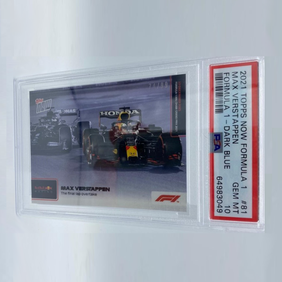 PSA 10 Graded 1974/99 The Final Lap Overtake #81 Racing Card - Rare Collectible for Sports Memorabilia & Racing Fans Display